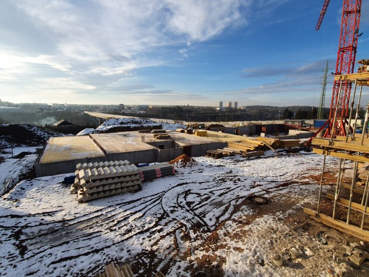 Průběh výstavby - leden 2021