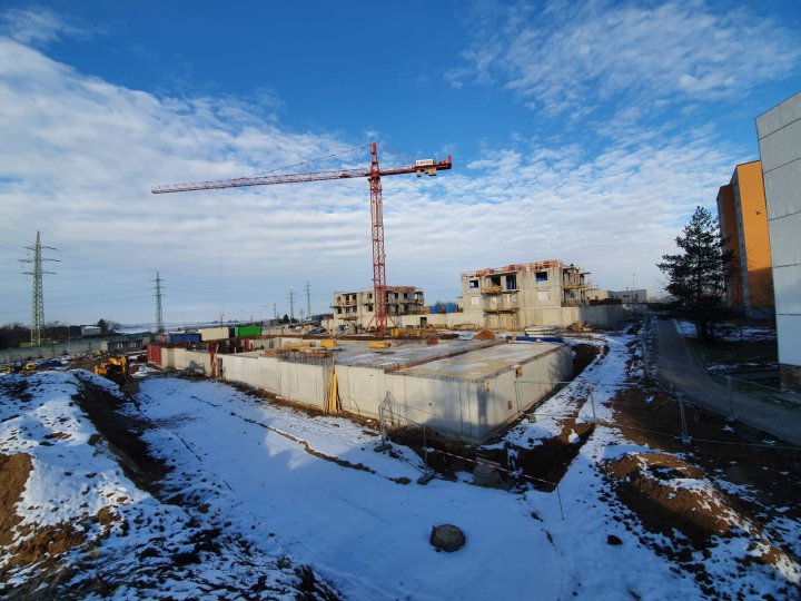 Průběh výstavby - leden 2021